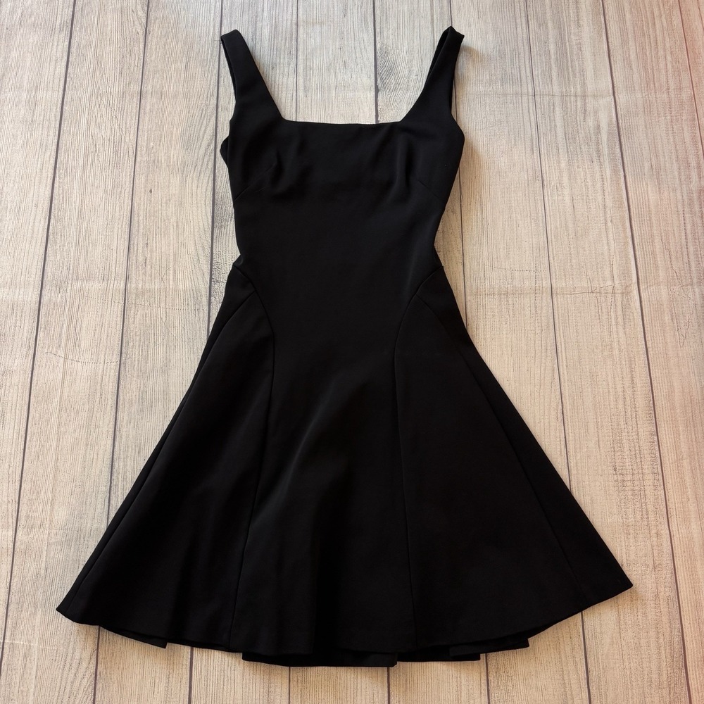 Lauren Ralph Lauren Women's Fit & Flare Cutout Dress Size 2 Black